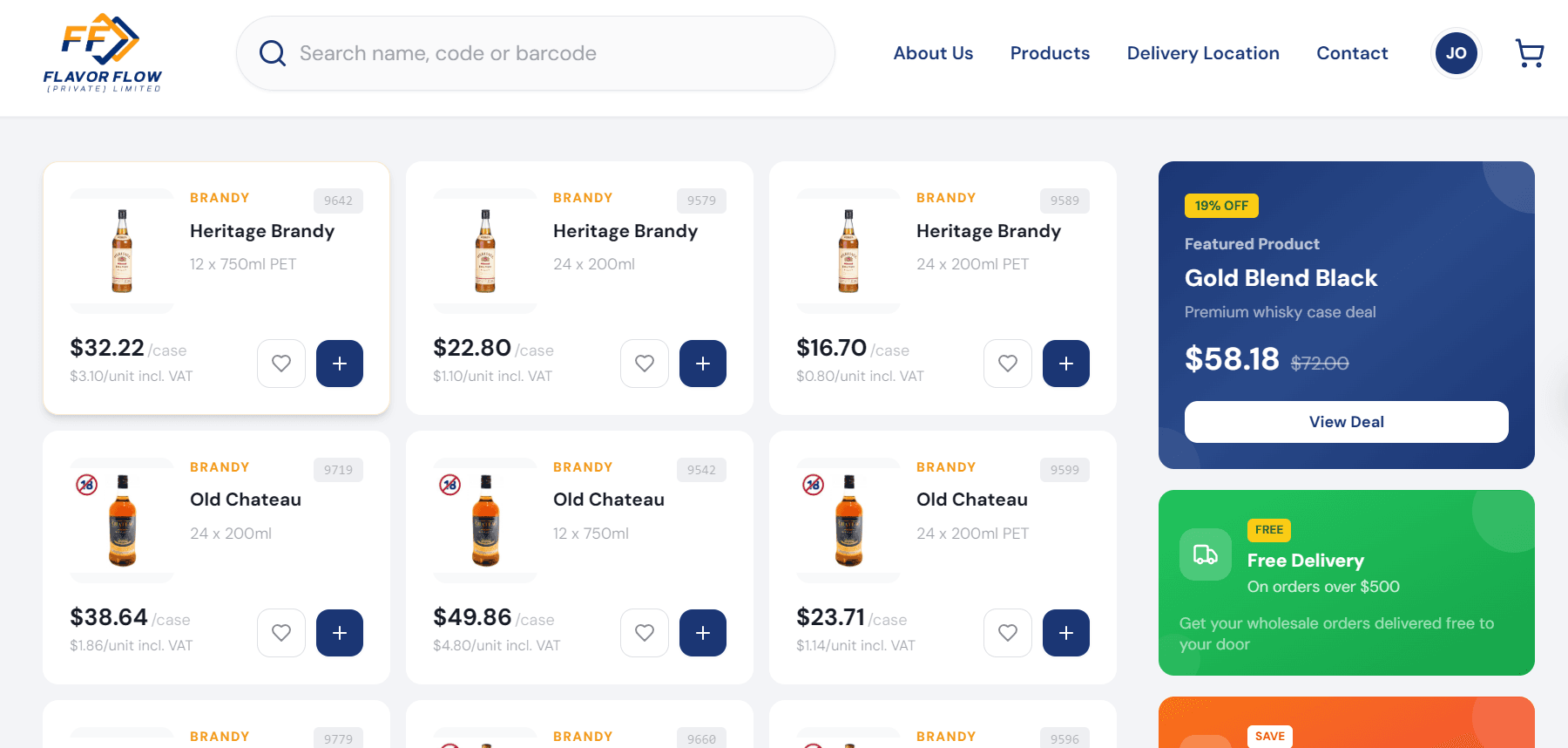 Flavour Flow project preview